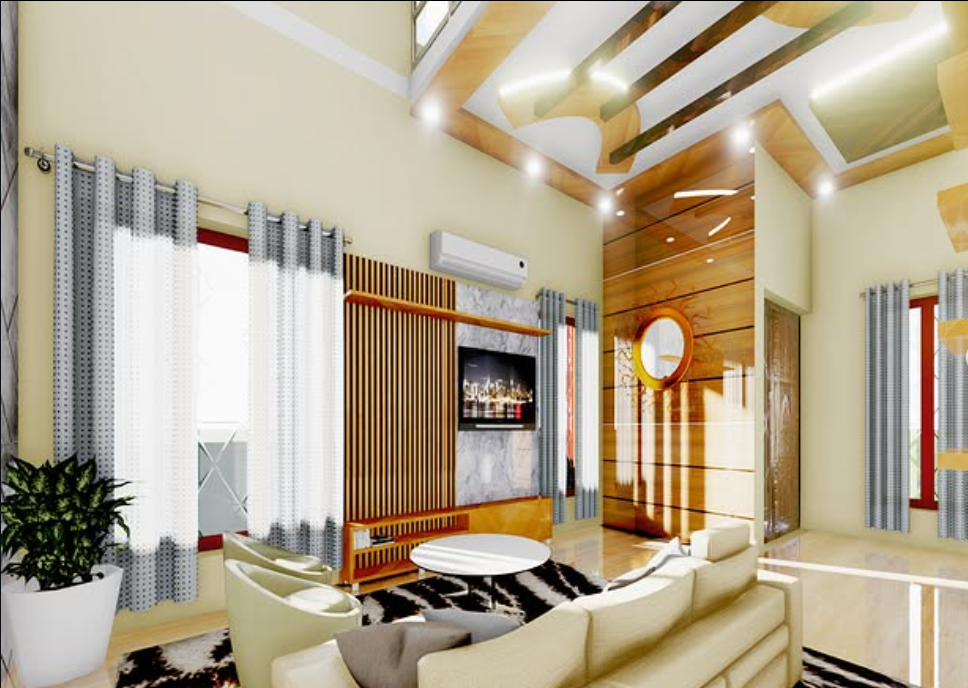 Modern living room interior project