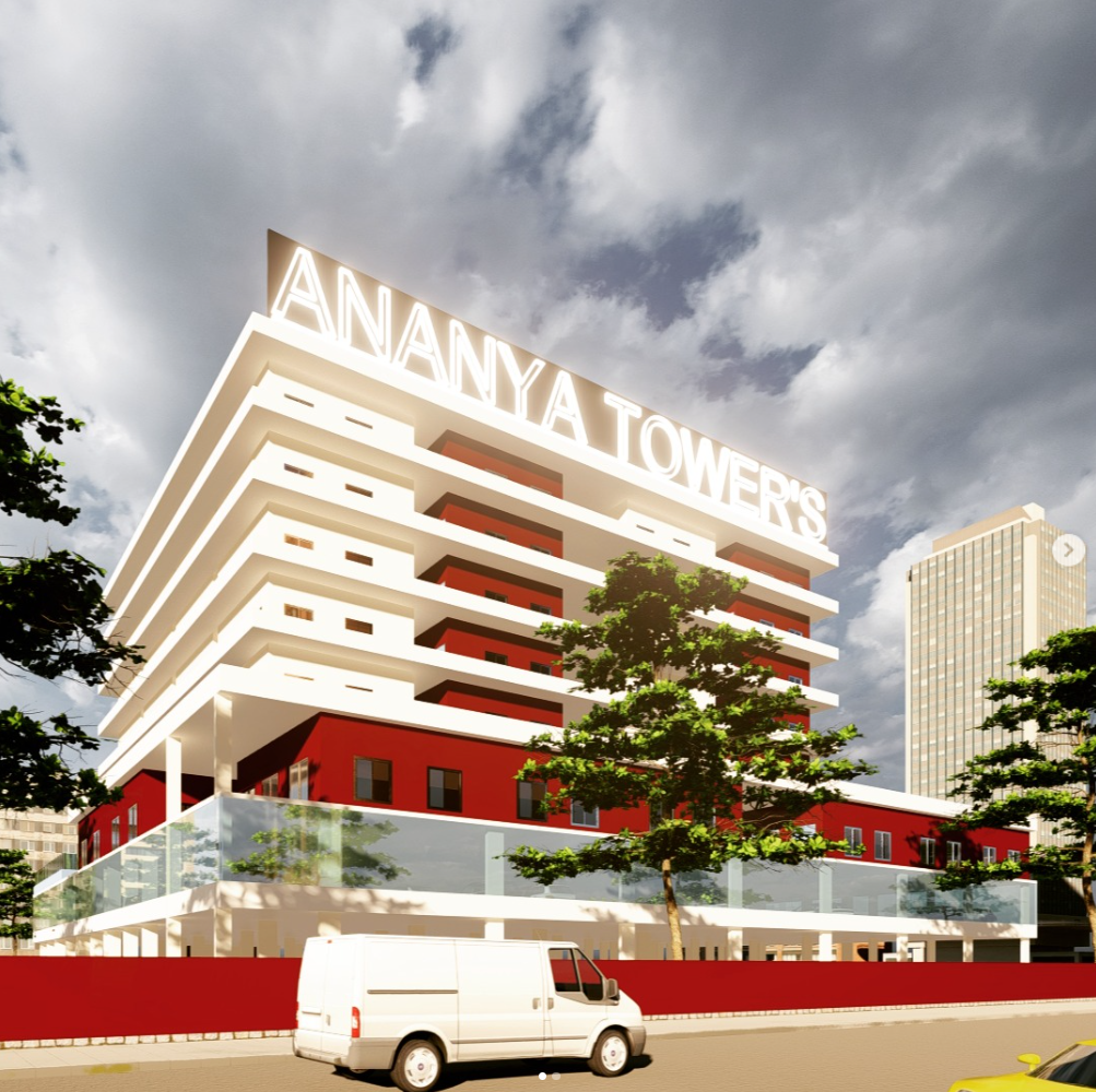 Commercial building construction project