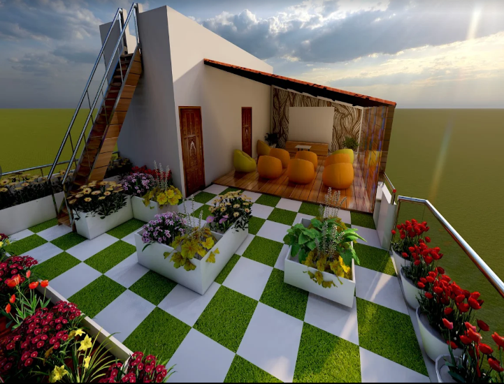 Outdoor landscape and patio design