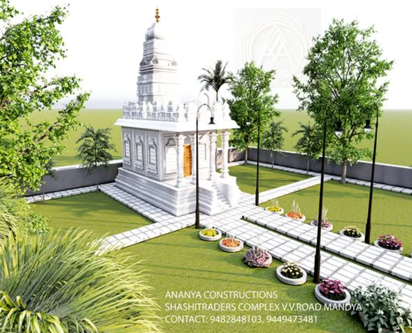 Temple construction project